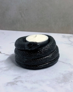 Concrete Snake Tea light Candle Holder